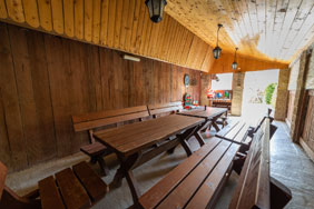 Chalupa Jeseníky Jindřichov - PERGOLA s grilem